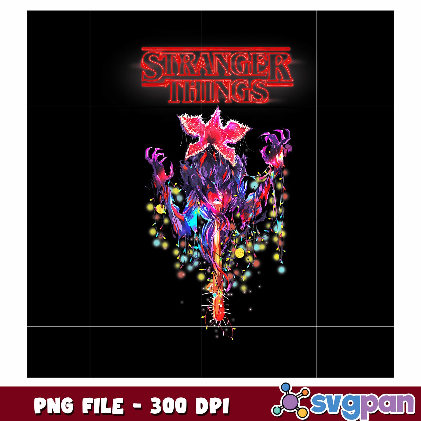 Demogorgon stranger things png, hawkins town png, friends png
