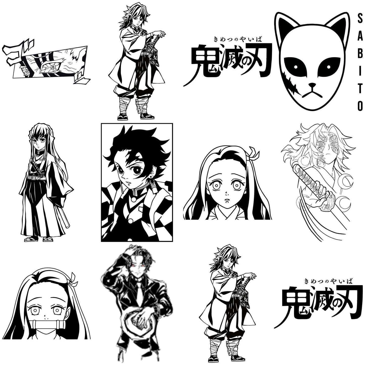 Demon slayer svg bundle, demon slayer movies svg, anime svg