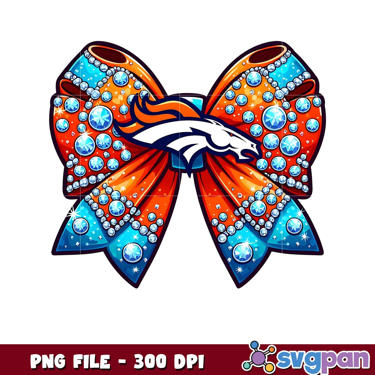 Denver broncos bowtie png, super bowl png, national football league png