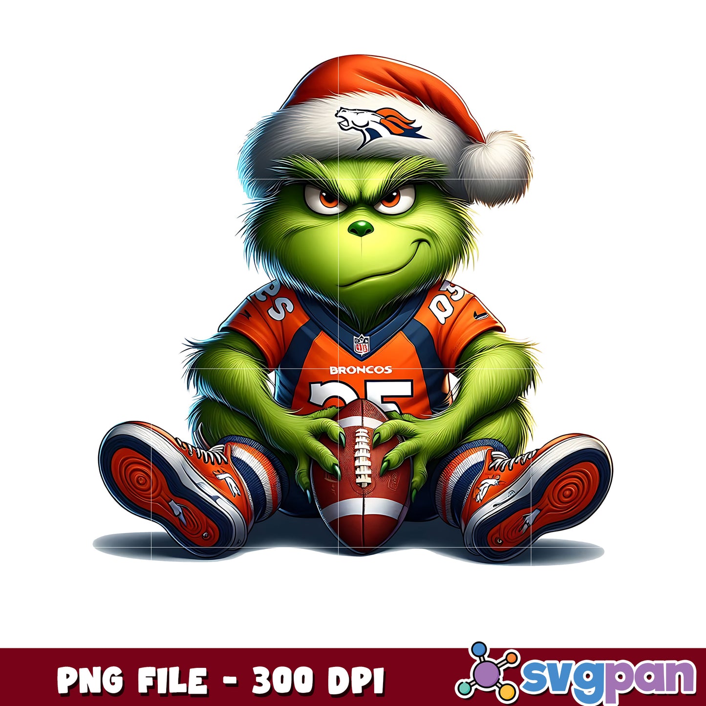 Denver broncos grinch png, nfl finals png, grinch broncos png