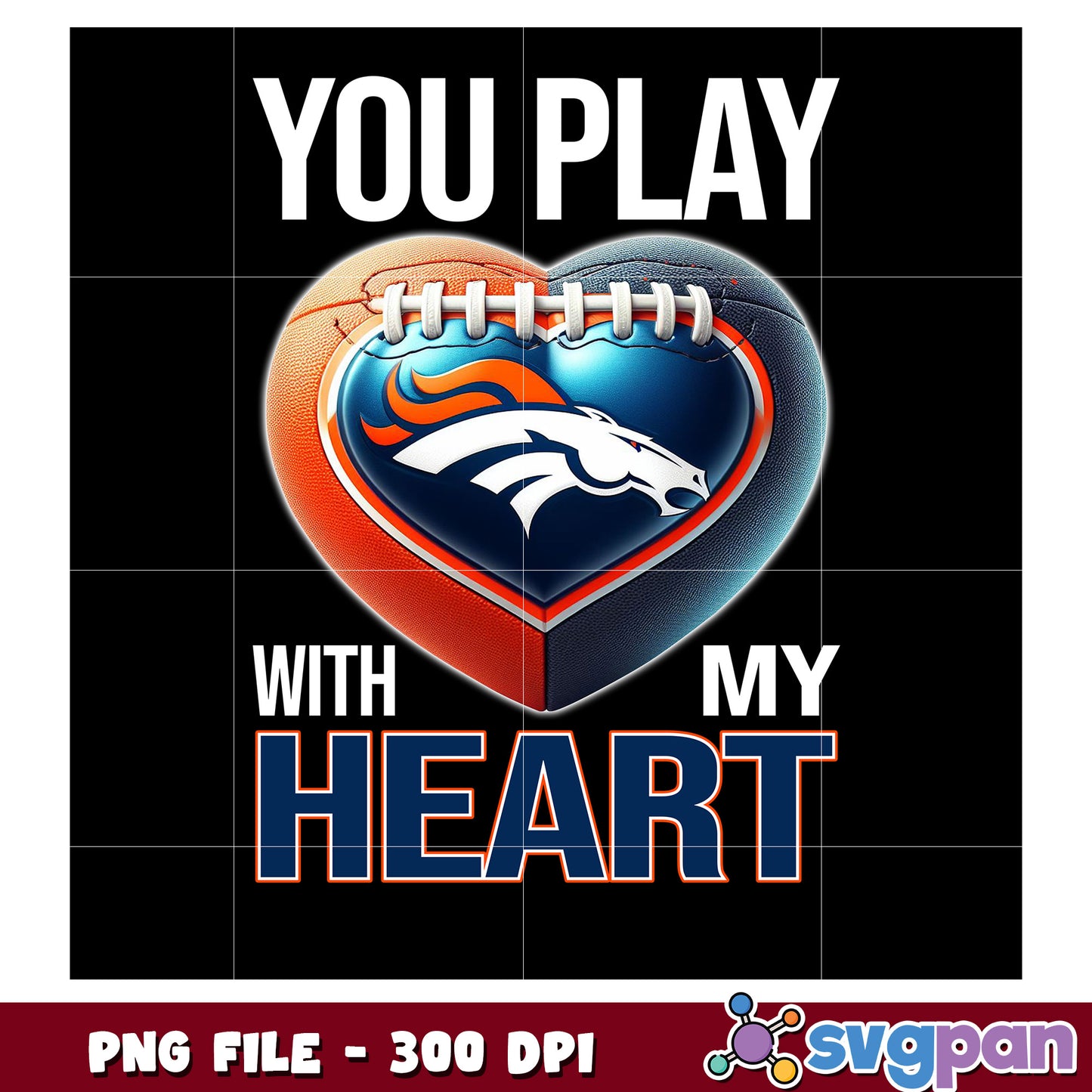 Denver broncos nfl heart png, super bowl 2025 png, nfl games today png