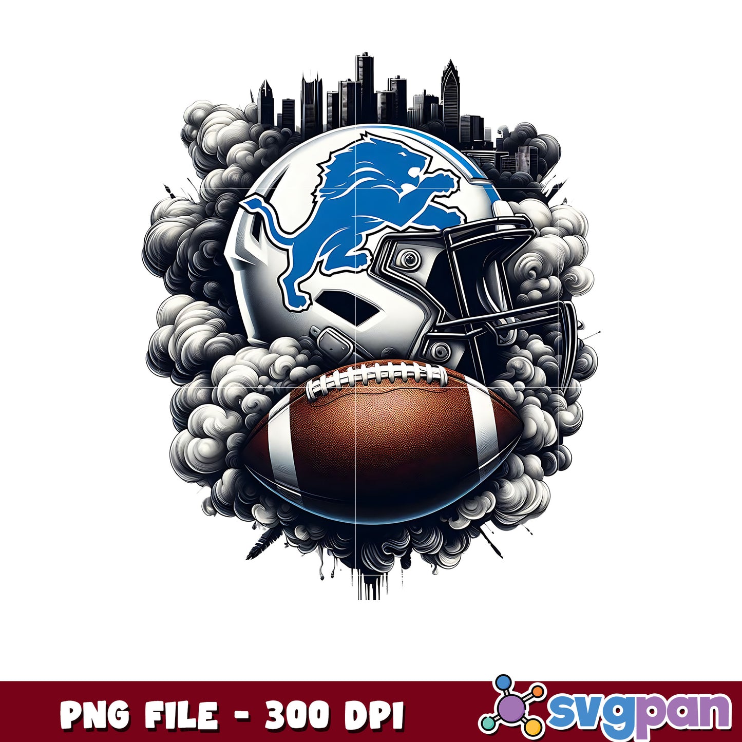 Detoit lions png, nfl helmet png, nfl trades png