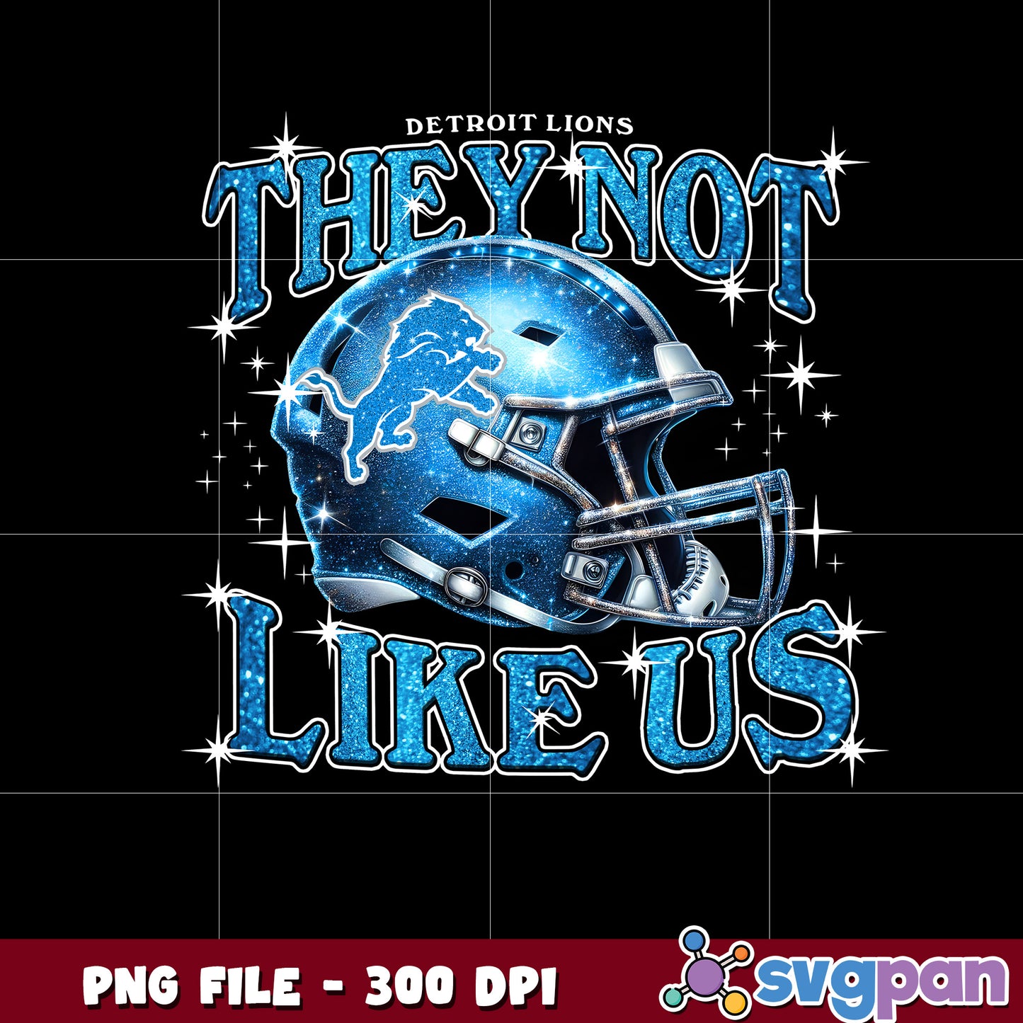 Detroit lions they not like us helmet design png, american rugby png, nfl teams png
