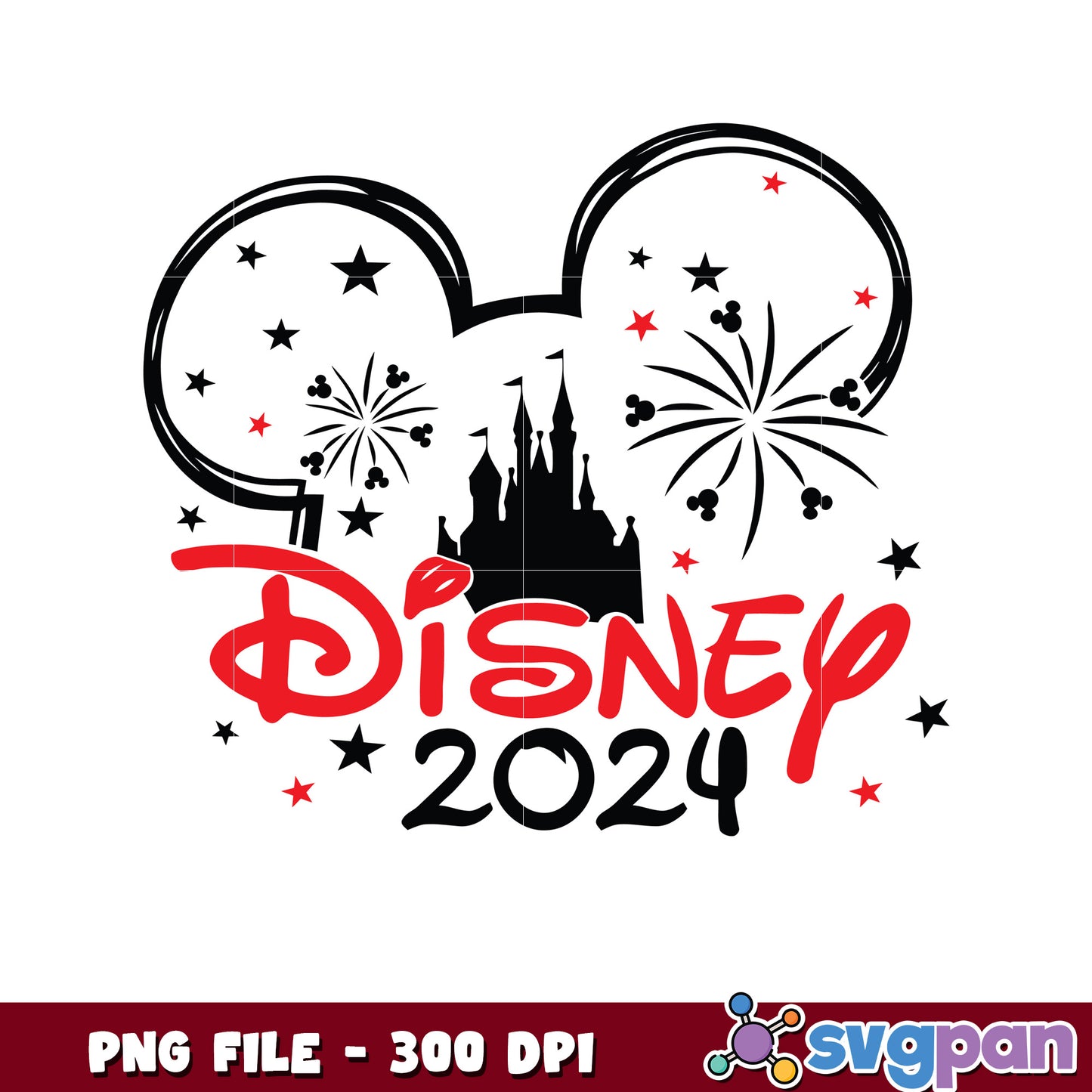 Disney 2024 mickey png, disney plus png, disney world png