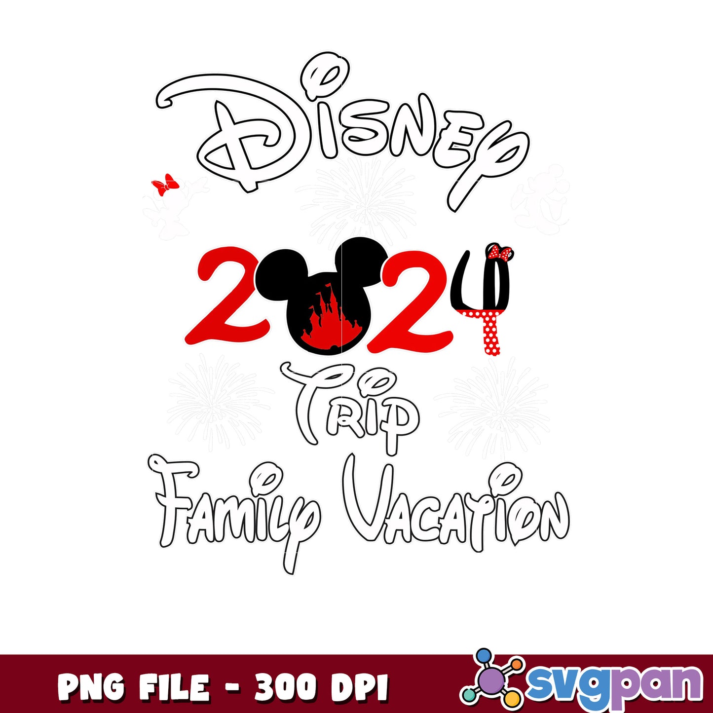 Disney 2024 trip family vacation png, disney world png, disney animal kingdom png