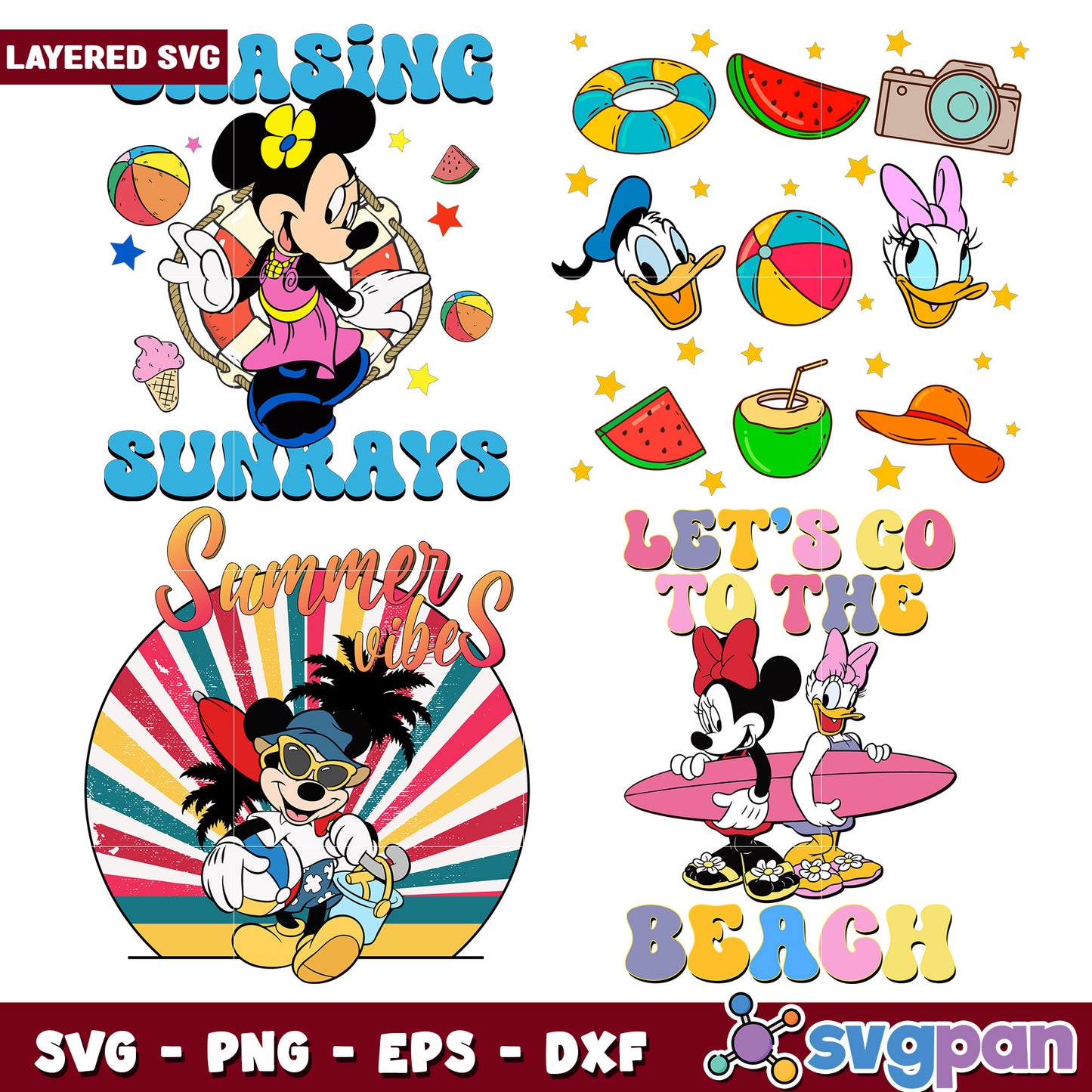 Disney Beach SVG Bundle