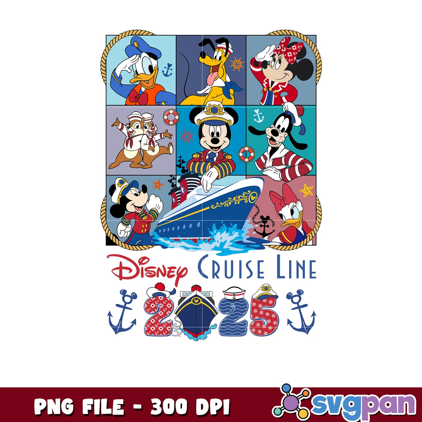 Disney Cruise Line 2025 PNG