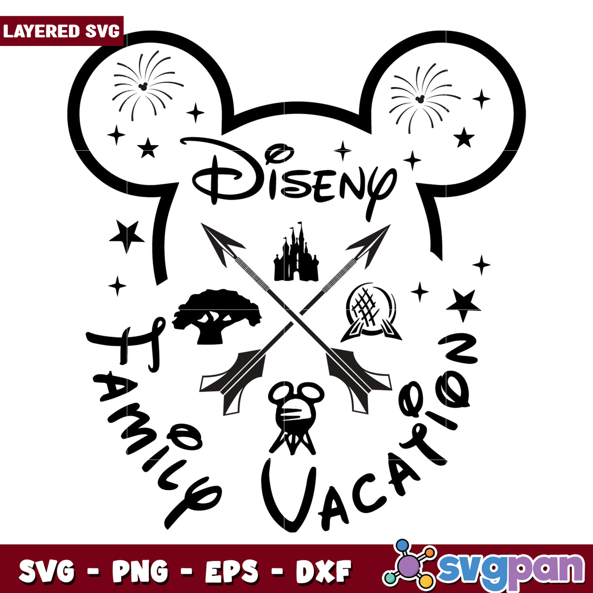 Disney Family Vacation SVG