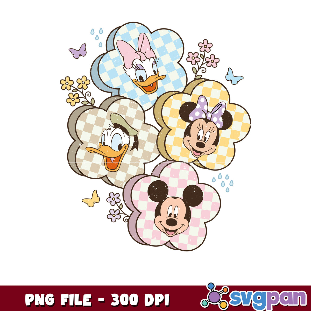 Disney Floral Friends PNG
