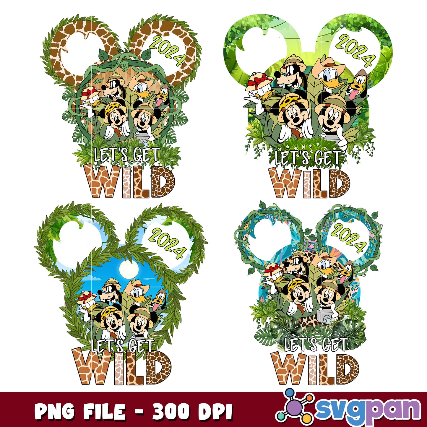 Disney Safari Bundle PNG 2024