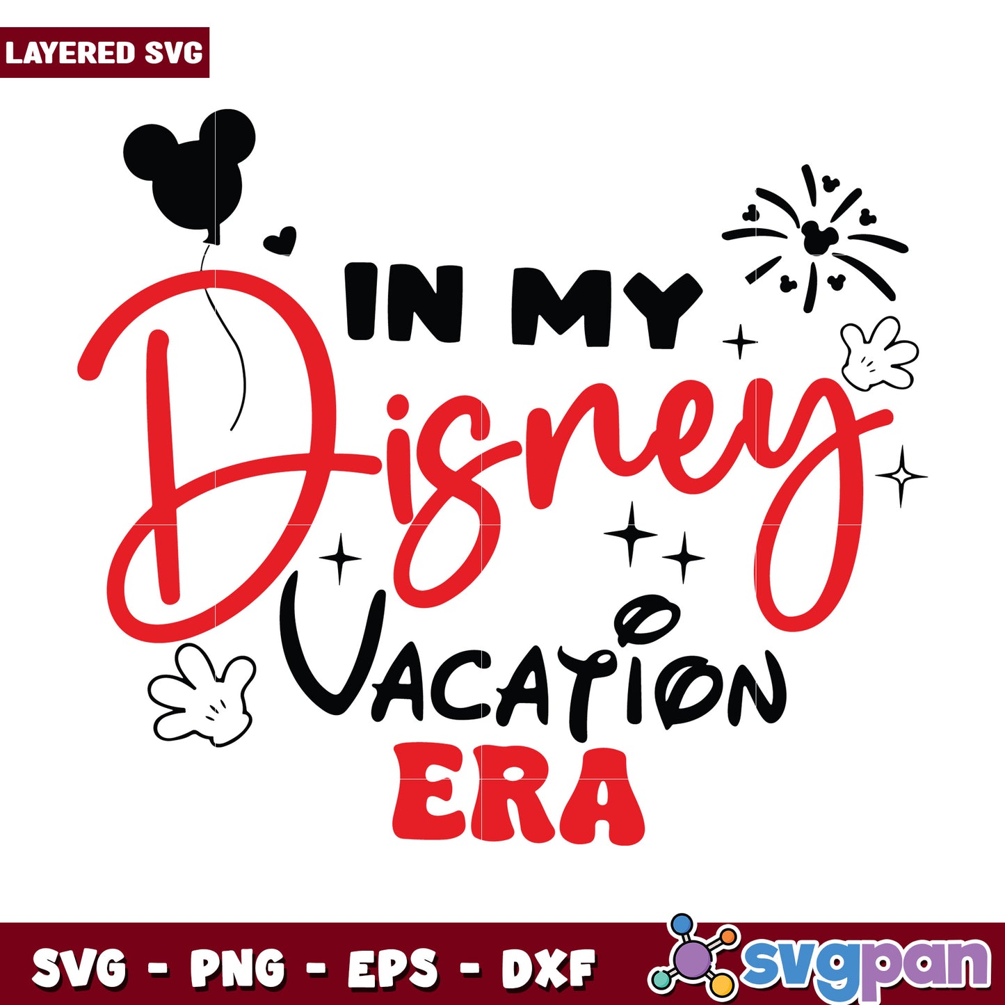 Disney Vacation Era SVG Cut File