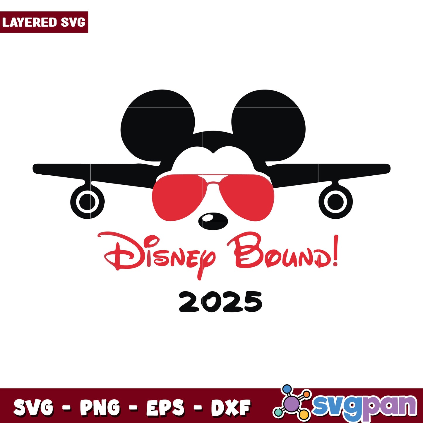 Disney bound svg, disney mickey mouse svg, disney trip svg