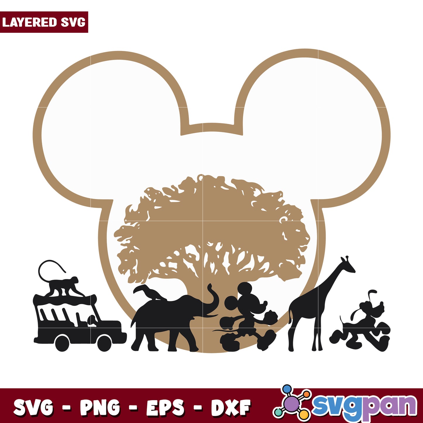 Disney cartoons design svg, walt disney svg, disney plus svg