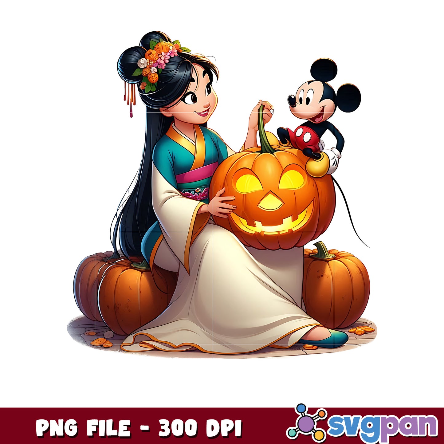Disney chinese princess and mickey png, disney princess png, disneyland halloween png