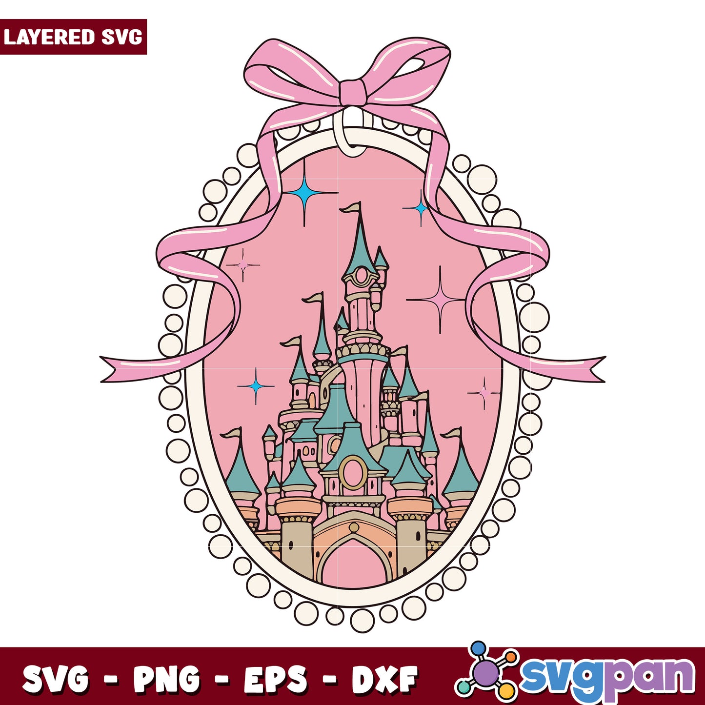 Disneyland picture farme svg, disney characters svg, disneyland svg