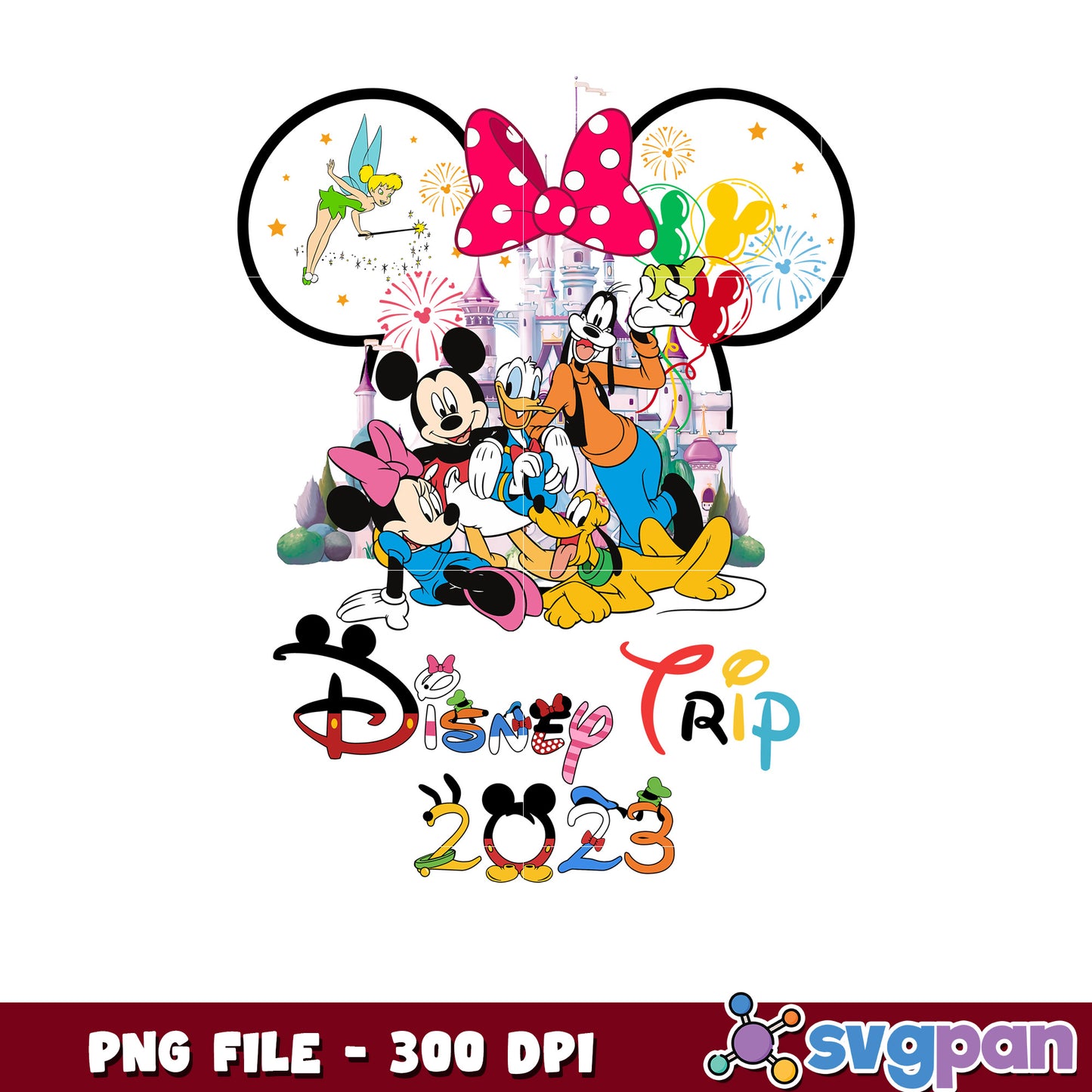 Disney trip design png, disney cartoons png, disney png