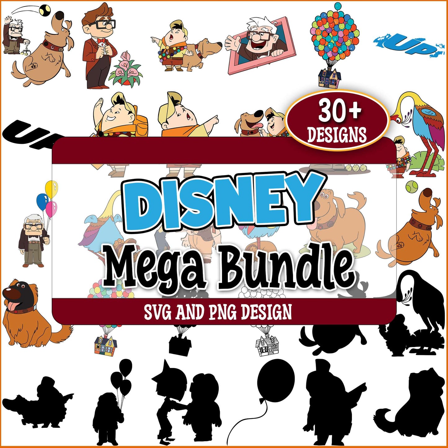 Disney up svg bundle