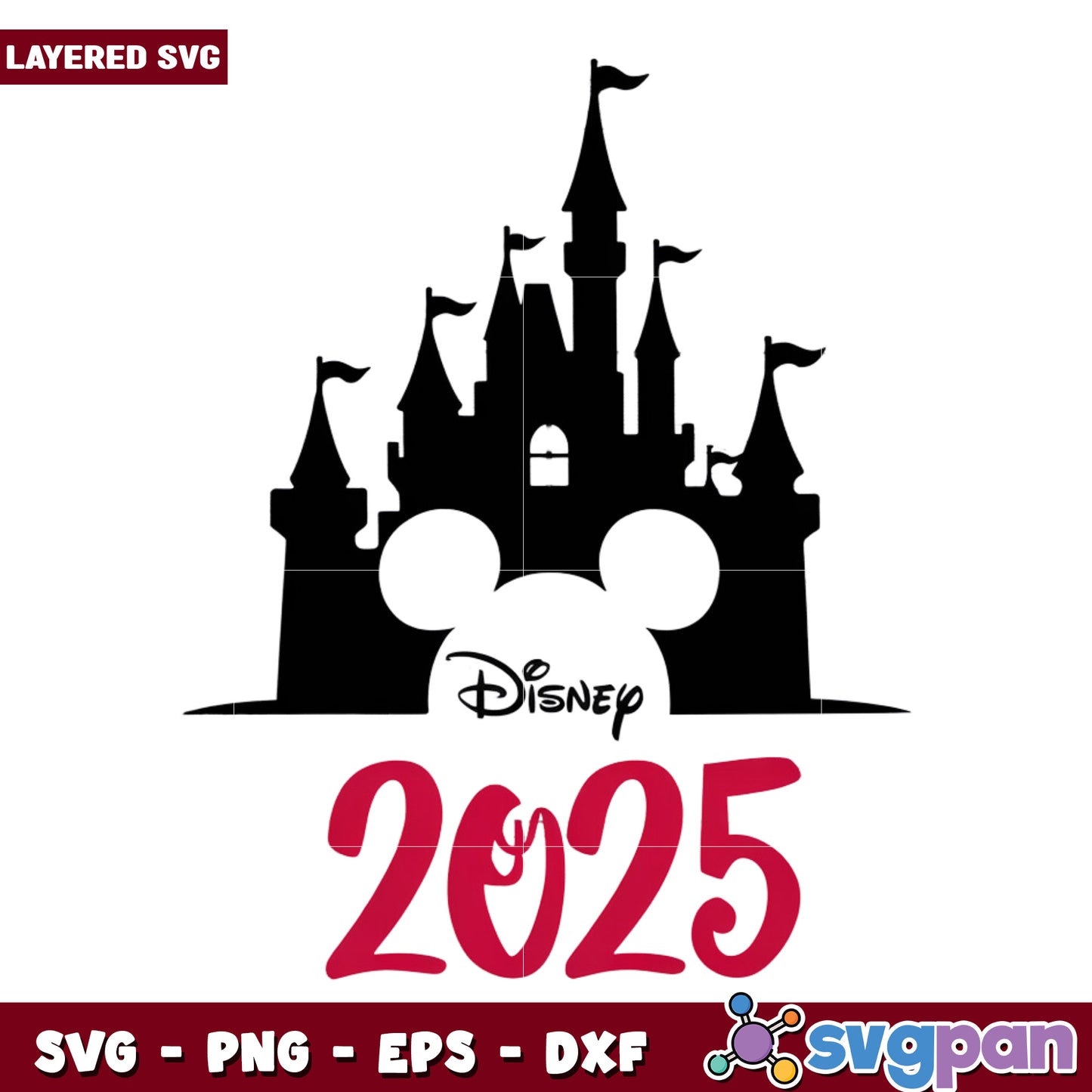 Disney vacation 2025 png, family vacation png, disney toys png