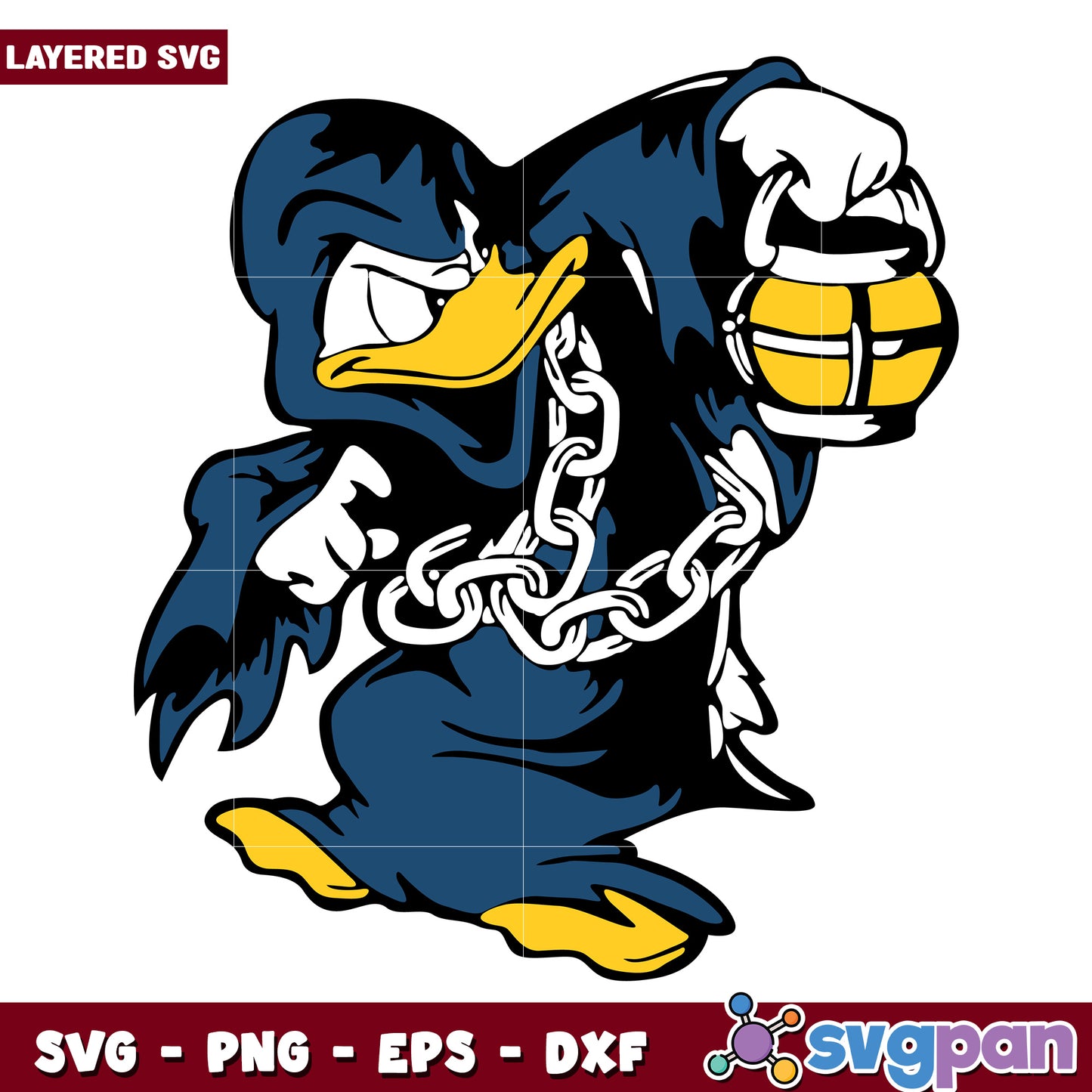 Donald duck spooky halloween svg, halloween killers nights svg, spookycharacters svg