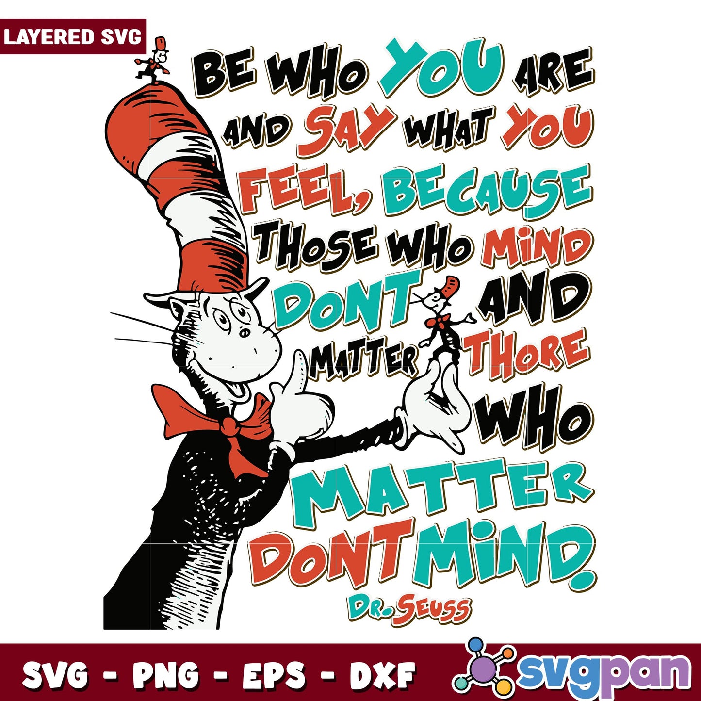 Dr seuss be who you Svg, Dr. seuss characters svg, digital dowload
