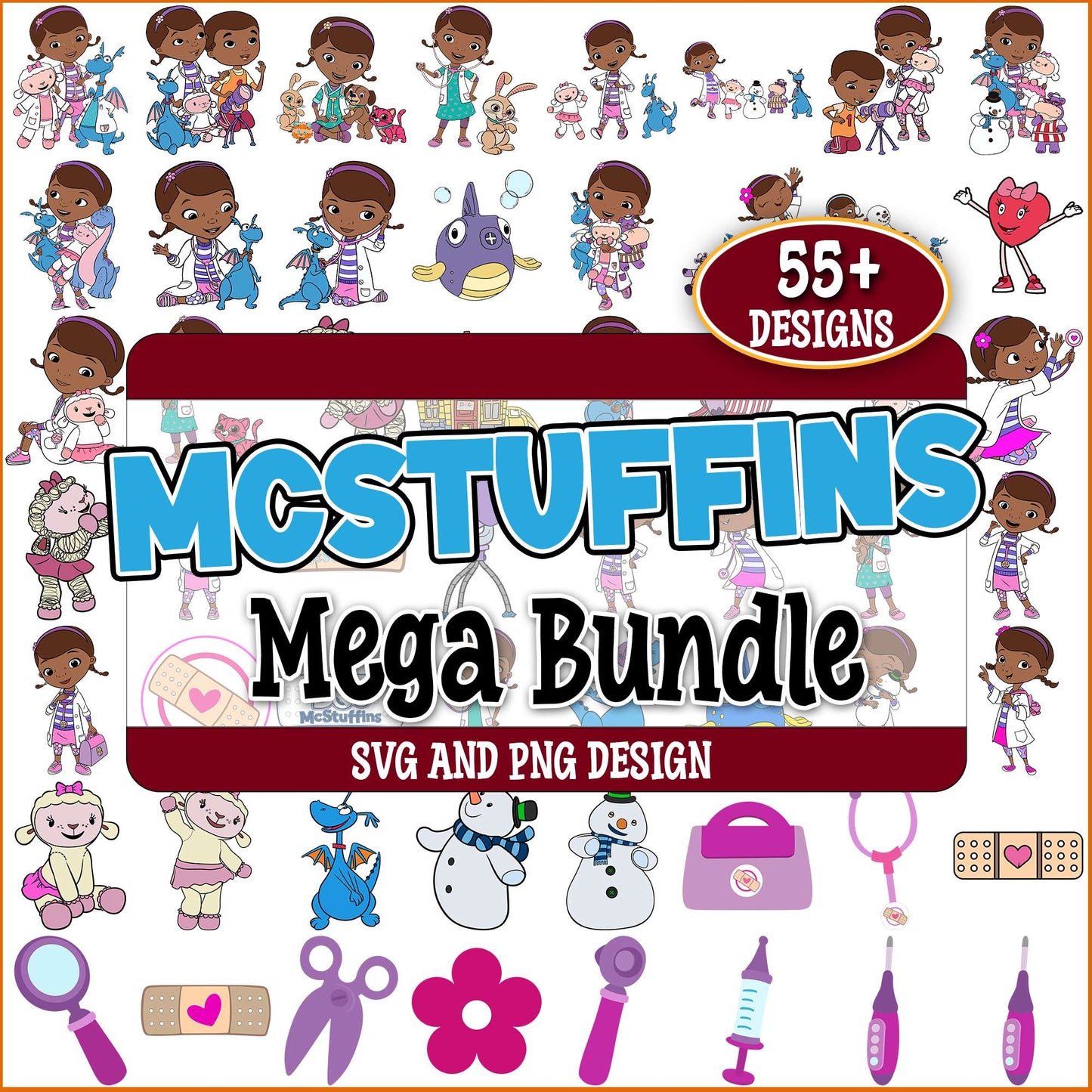 Dr mcstuffins svg bundle