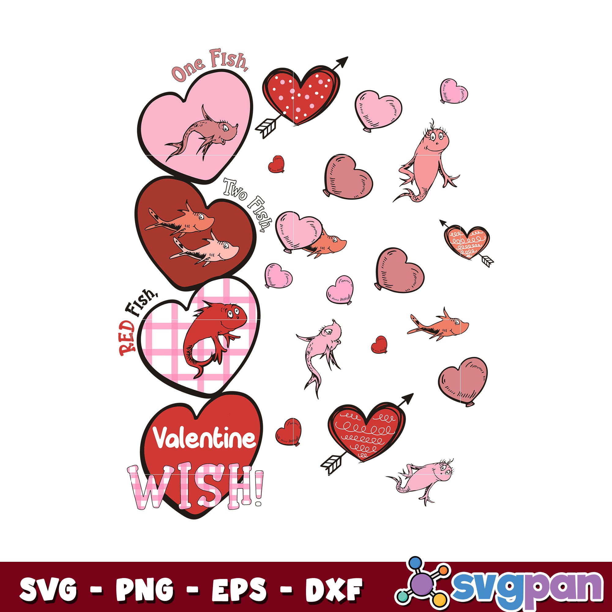 Dr seuss valentine wish svg, dr seuss valentine svg, valentino wish sv ...