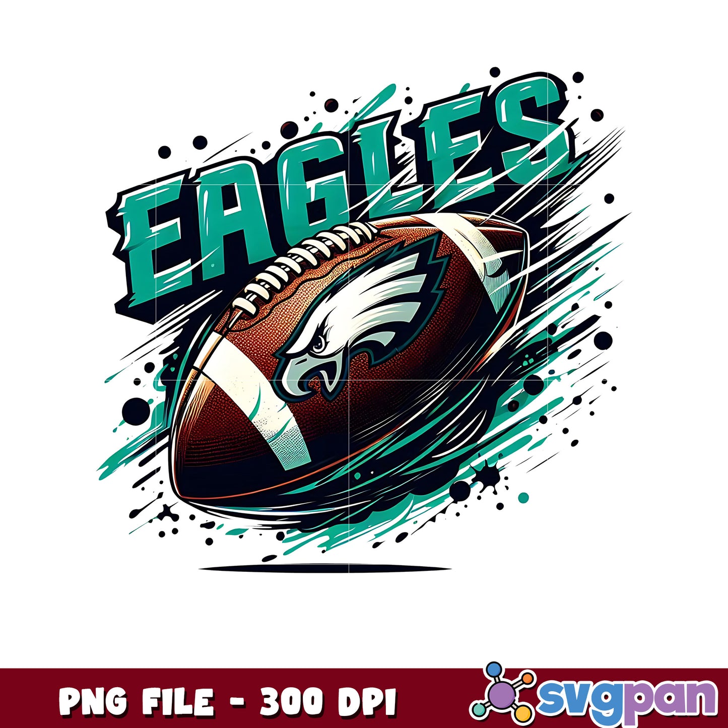 Eagles rugby ball png, nfl teams png, nfl games png
