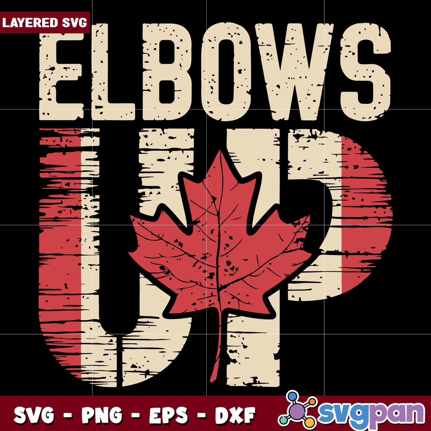 Elbows up canada leaf svg, elbows up svg, canada search trend svg