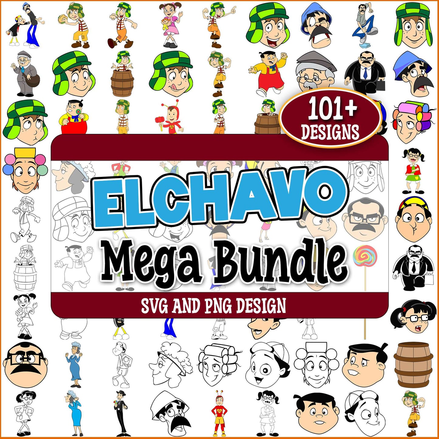 El chavo svg bundle