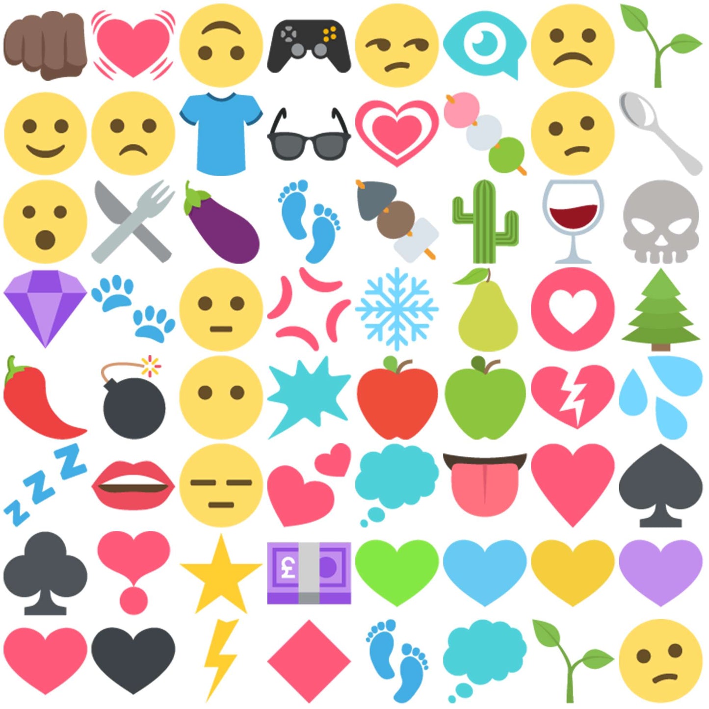 Emoji collection svg bundle, emojis svg, tiktok emojis svg