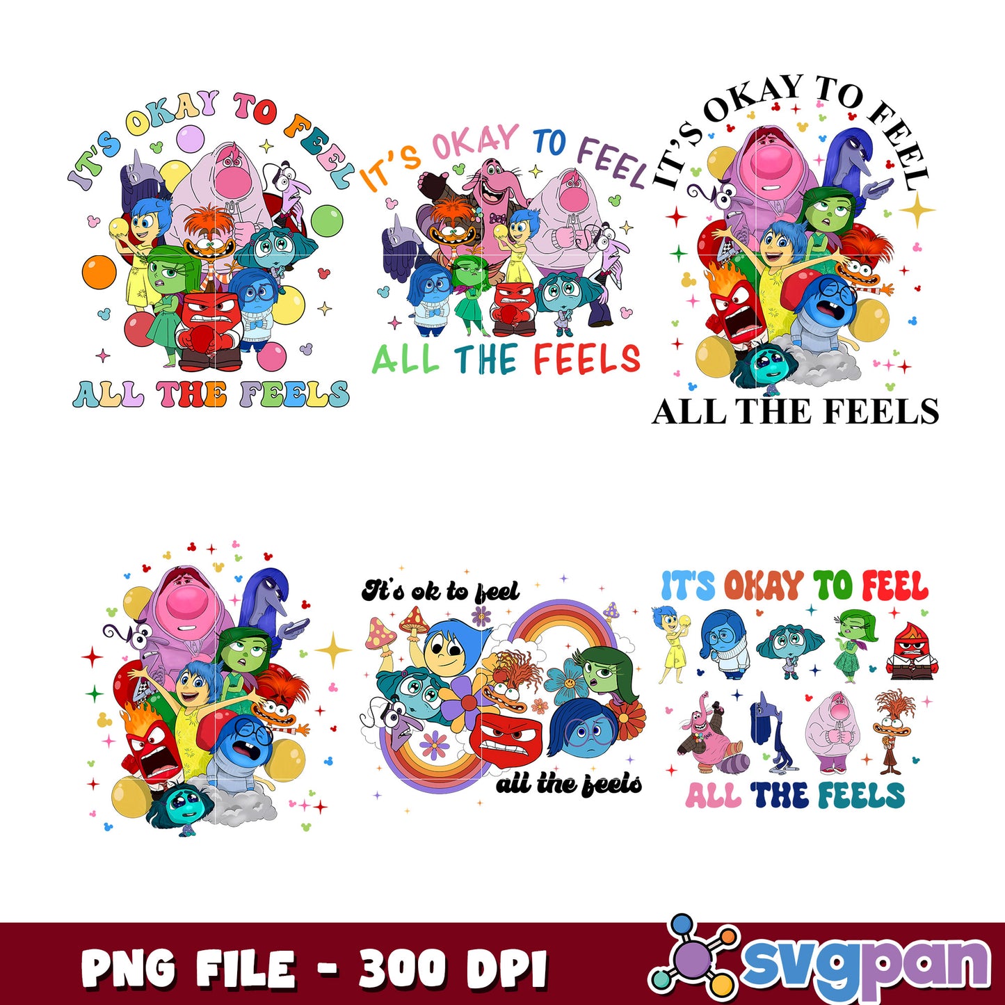 Emotional Movie Characters PNG Bundle All the Feels