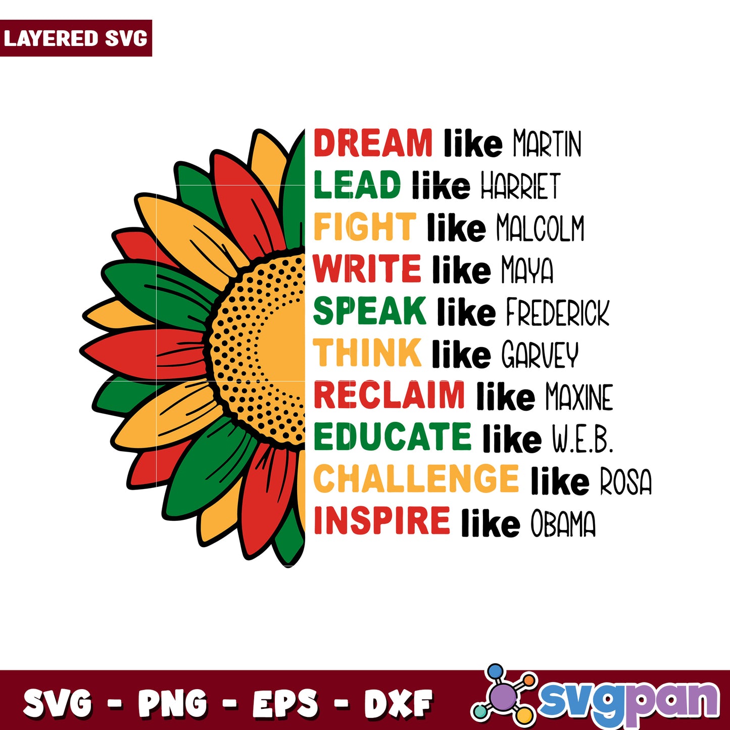 Empowering Quotes Layered SVG Design for Personal Growth, Perfect for Crafts