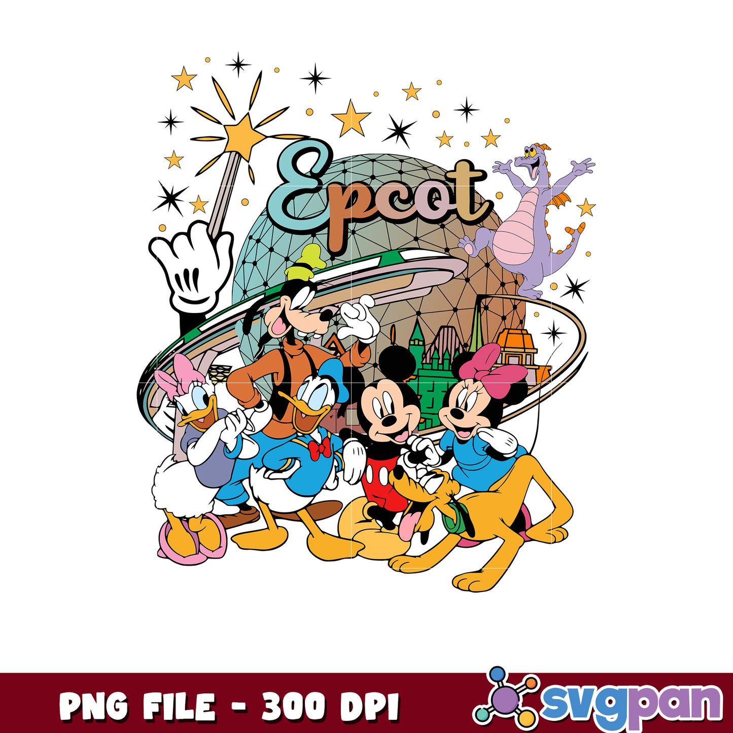 Epcot disney design png, disney plus png, disney mickey mouse png