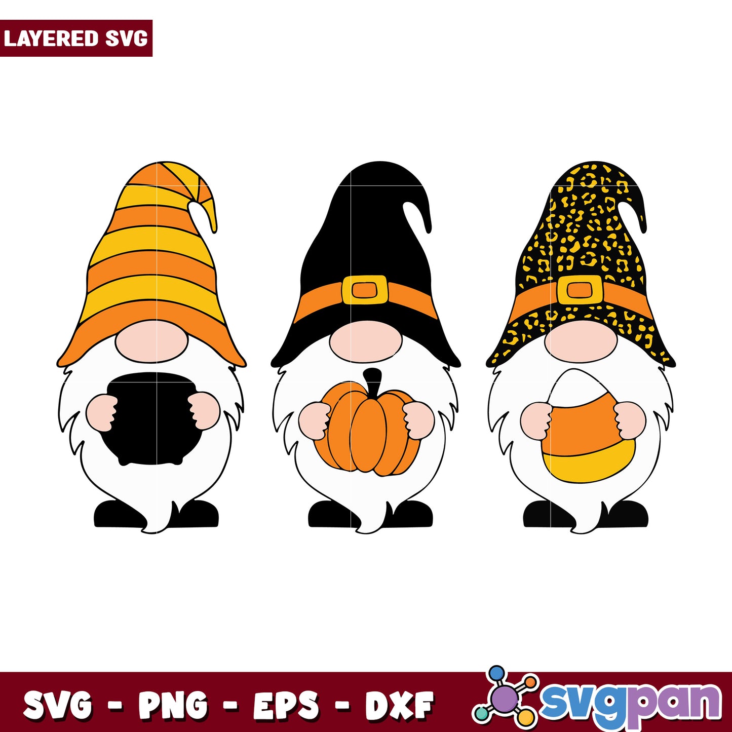 Fall halloween gnome svg, halloween killers nights svg, spookycharacters svg
