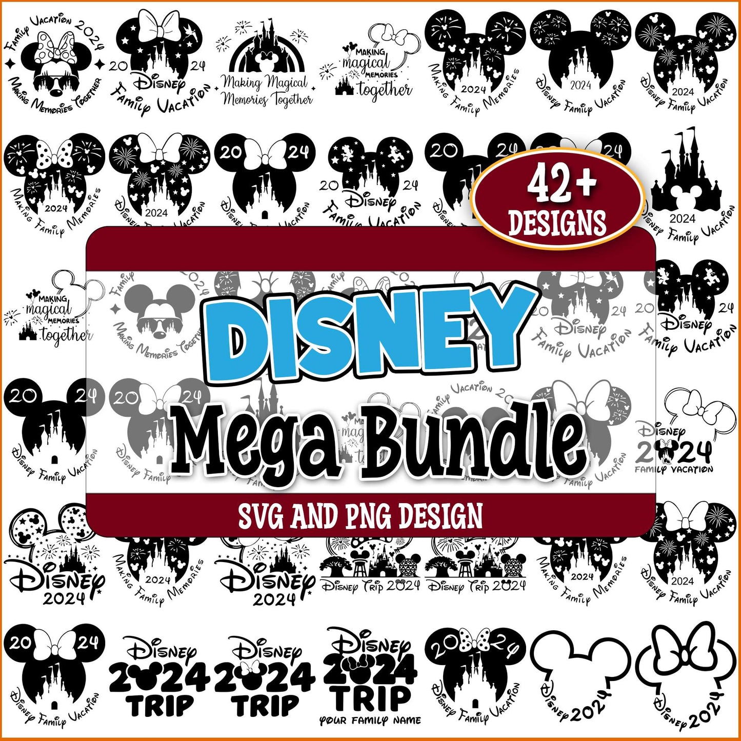Family vacation disney svg bundle