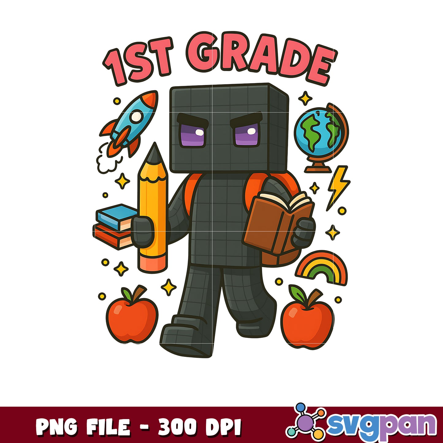 First grade enderman png