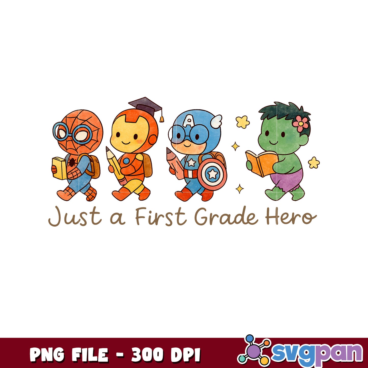 First grade heroes png