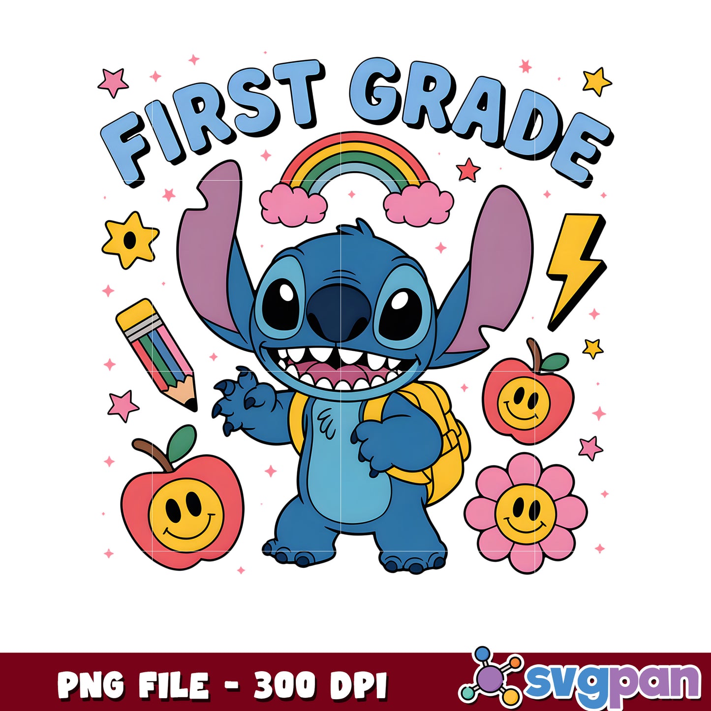 First grade stitch png
