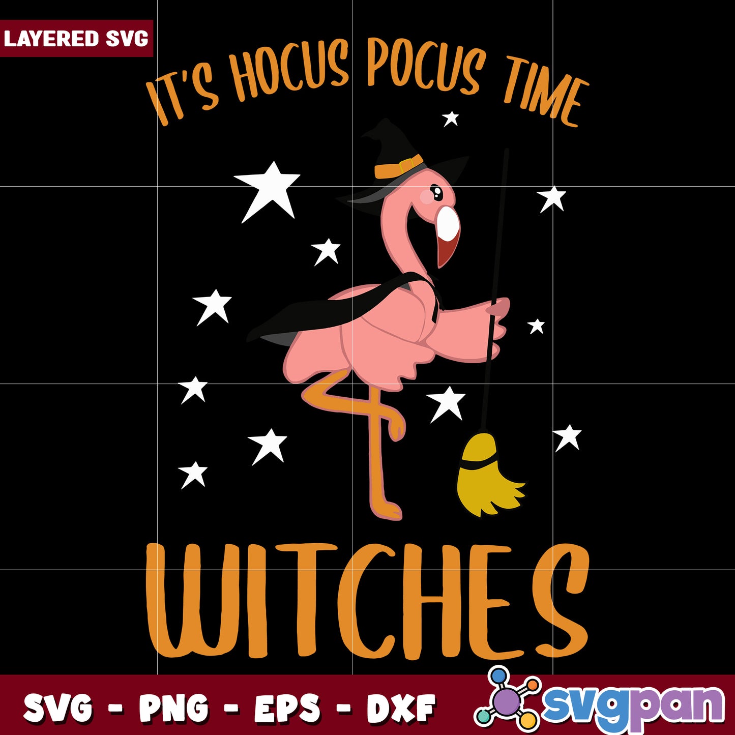 Flamingo witches svg, halloween killers nights svg, spookycharacters svg