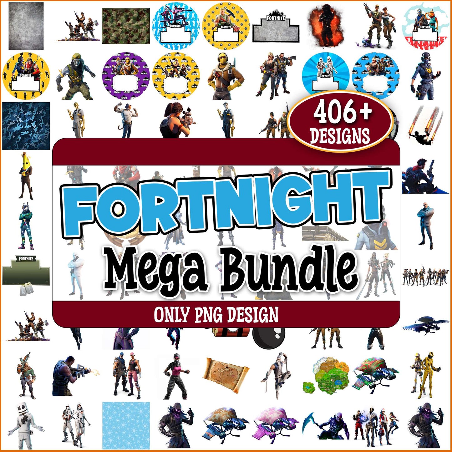 Fortnite collection png bundle