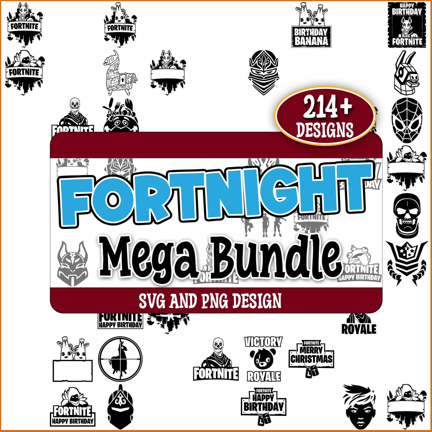 Fortnite image svg bundle