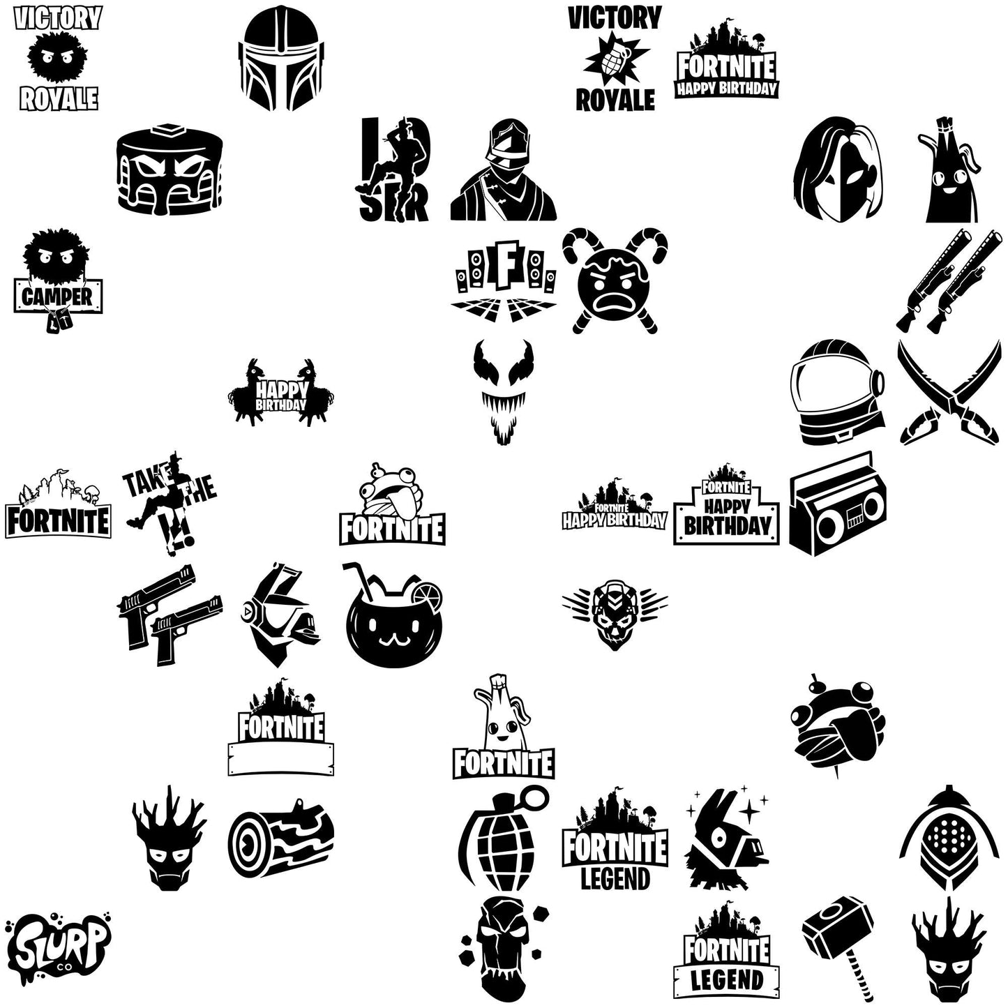 Fortnite image svg bundle, fortnite svg, fortnite item shop svg