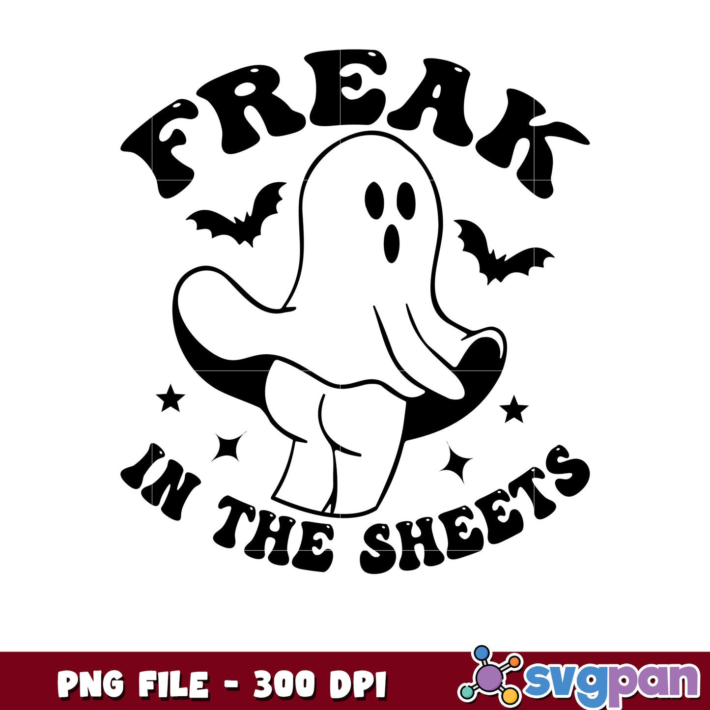 Freak in the sheet png, halloween candy png, halloween quotes png