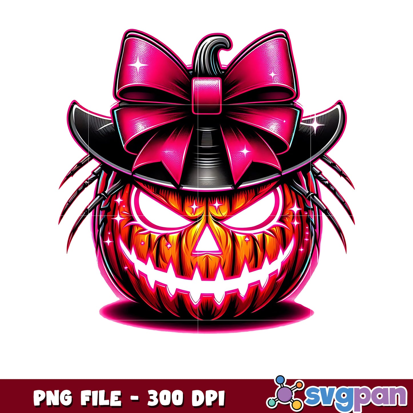 Freddy pumkin face png, halloween design png, halloween pumpkin png