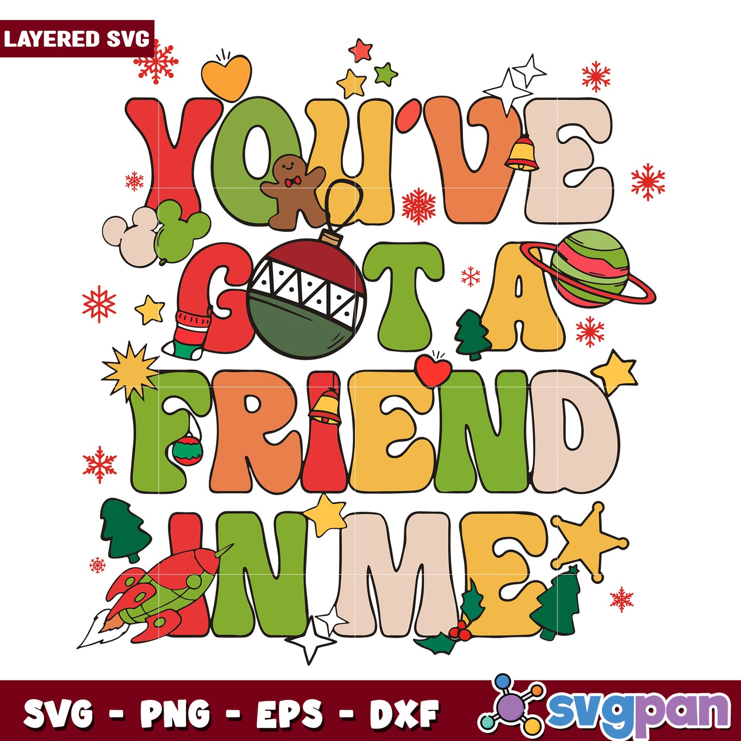 Friend in me svg, christmas decor svg, grinchy svg