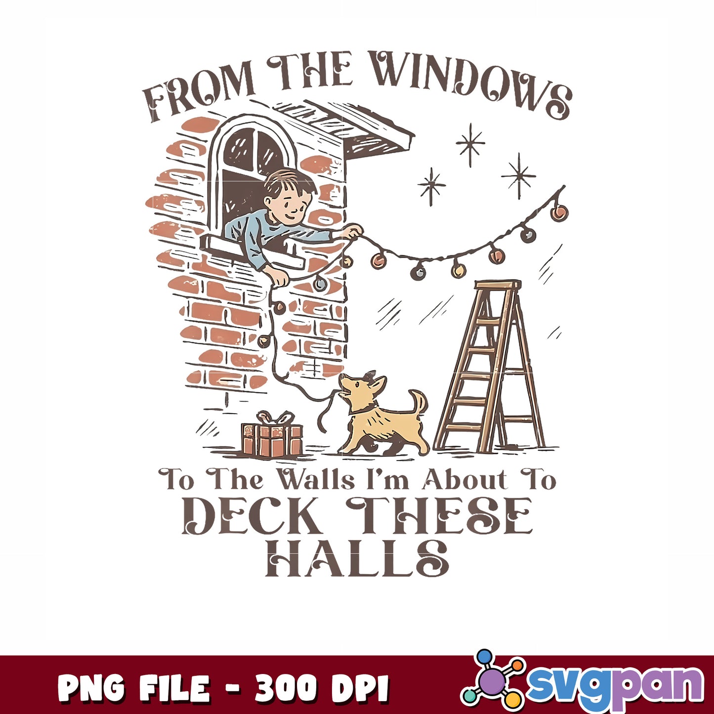 From The Windows To The Wall png, spirit christmas png, funny quotes png
