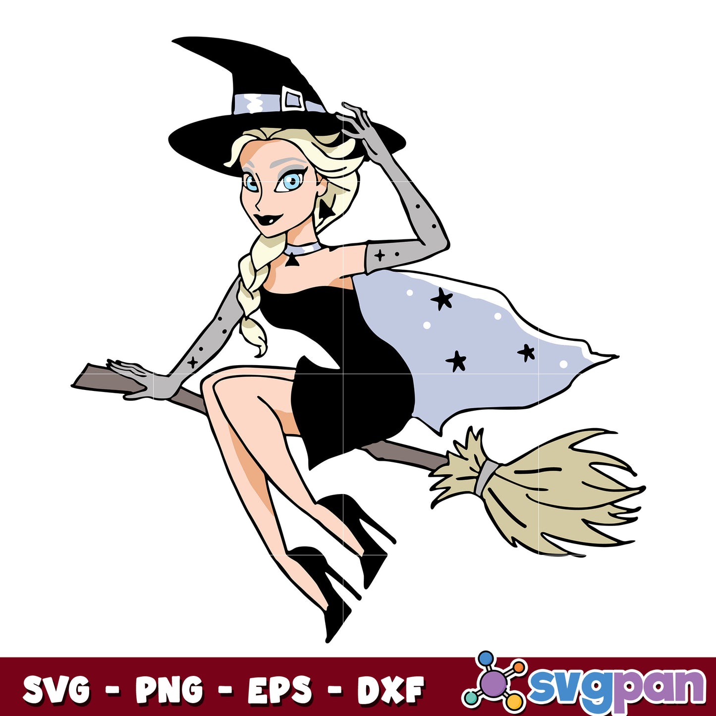 Frozen Witches Halloween svg