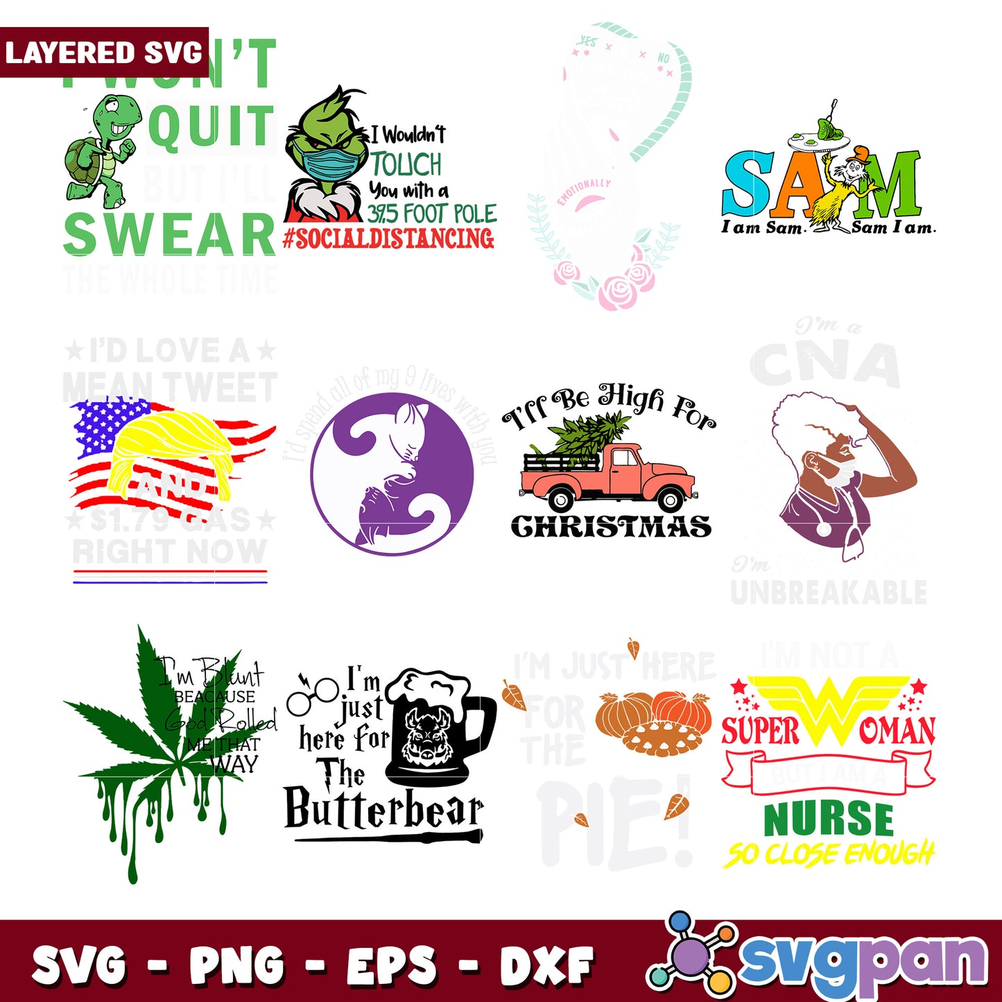 Funny and Unique SVG Bundle for Creative Projects