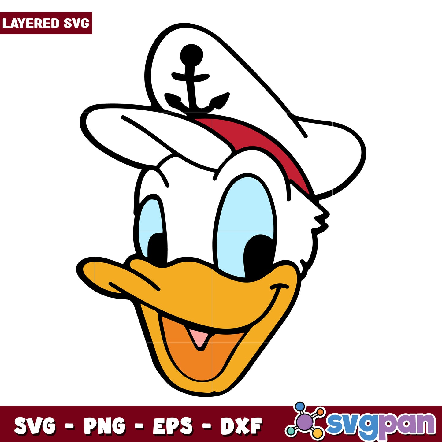 Funny donald head cruise captain svg, mickey mouse toys svg, disney movie png