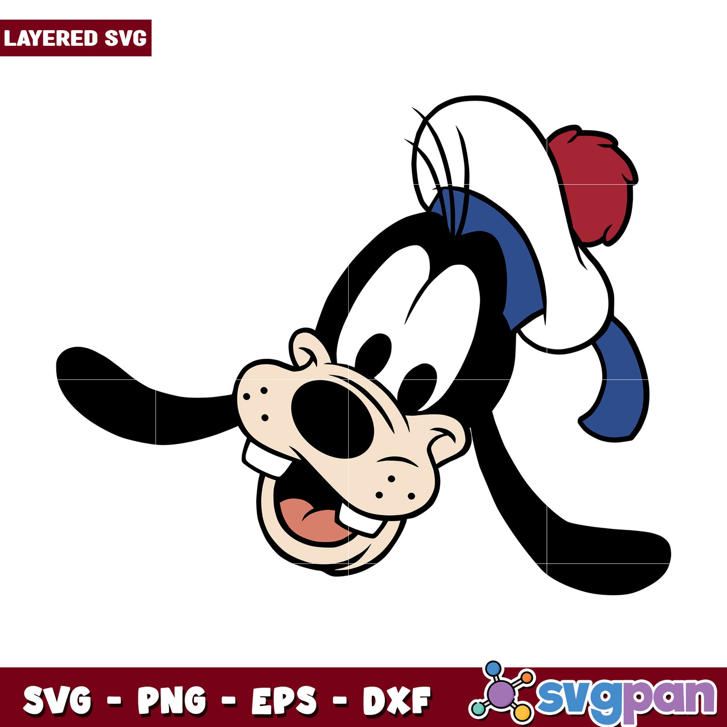 Funny goofy head cruise crew svg, mickey mouse toys svg, disney movie svg